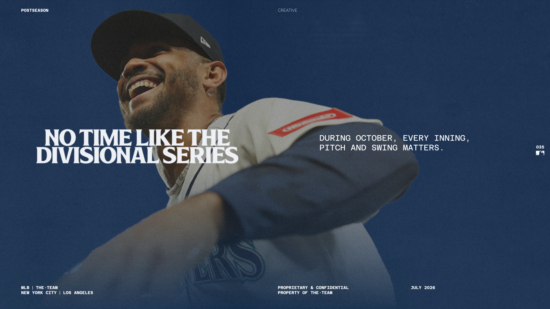 No time like the Divisional Series — every inning, pitch and swing matters.